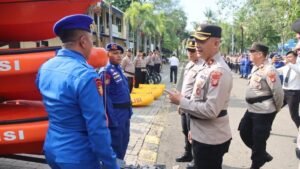 Polres Kepulauan Seribu Siap Tangani Banjir, Apel Siaga Bencana Berskala Besar