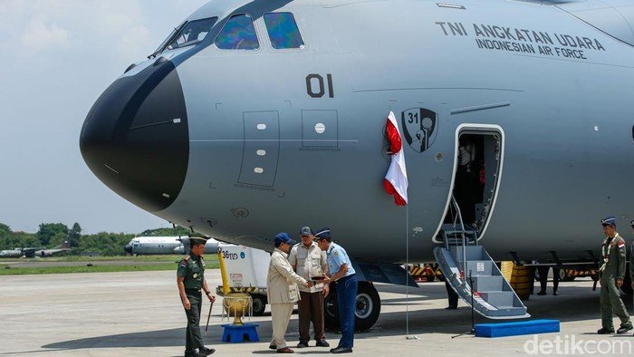 Instruksi Prabowo untuk TNI AU, Sambut Kedatangan Pesawat Airbus A400M Terbaru