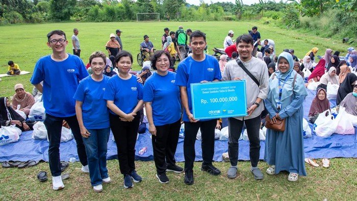Atomy Indonesia Berbagi Kasih, Donasikan Rp 100 Juta untuk Dhuafa, Dukung Masa Depan yang Lebih Baik!