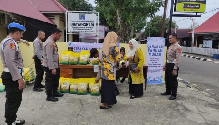 Polres Kuansing Bersinergi untuk Cepat Salurkan Beras SPHP, 122 Ton Tercapai