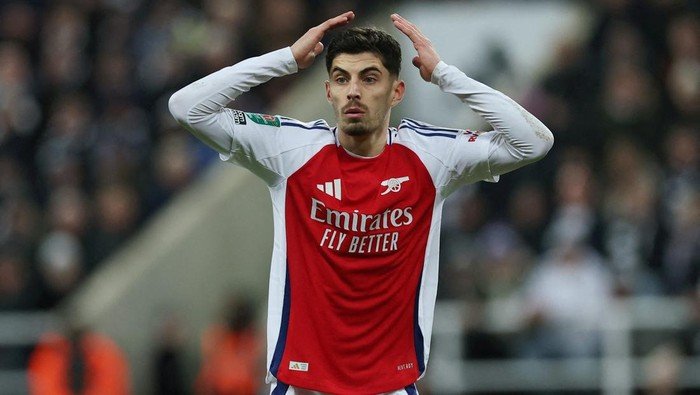 Duh! Cedera Menyebalkan Kai Havertz, Absen Sampai Pertandingan Besar Arsenal vs Spurs!