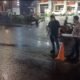 Polisi Pasang Traffic Cone di Jalan Rusak Ciputat, Santai Saja, Tetap Berhati-Hati!