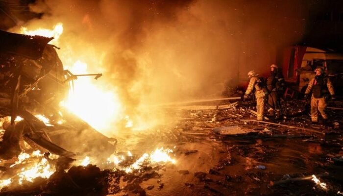 Rudal Rusia: Ibu Kota Ukraina dalam Api Perang