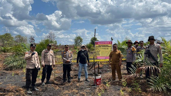 Polres Siak Ternyata Dibalik Penangkapan Pembakar 10 Hektare Lahan di Sungai Apit!