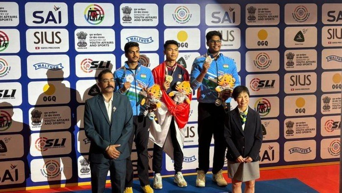 Anggota Brimob Polda Metro Raih Emas di Asian Rifle Championship India, Pecahkan Rekor Dunia!