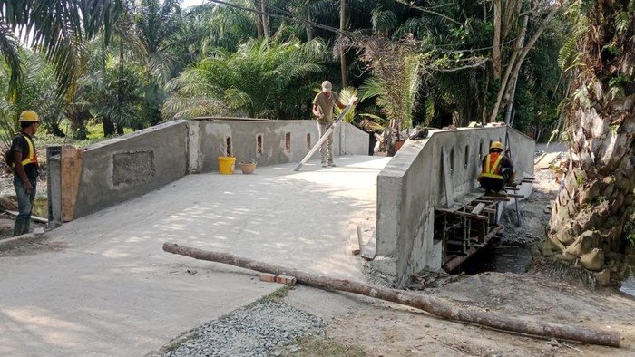 Polda Riau Rampungkan Renovasi Jembatan di Pekanbaru, Warga Nyaman Melintas