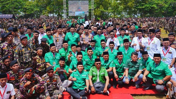 **Kapolri Ajak 5.000 Kader GP Ansor-Banser Bersatu Kawal Misi Presiden di Yogyakarta**