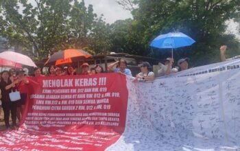 Warga Kalideres Gelar Aksi Demo Menolak Proyek Krematorium Baru