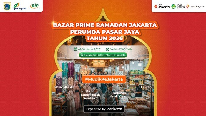 Besok! Bazar Prime Ramadan Jakarta Digelar di Balai Kota, Yuk Nikmati Diskon Spesial!