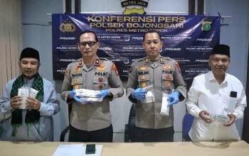 Polisi Tangkap Penjual Obat Ilegal di Depok, 1.100 Butir COD Ditemukan!