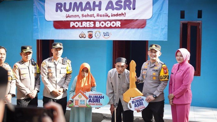 **Program ASRI Presiden, Polres Bogor Serahkan 3 Unit Renovasi Rutilahu ke Warga: Langkah Nyata untuk Hunian Layak**