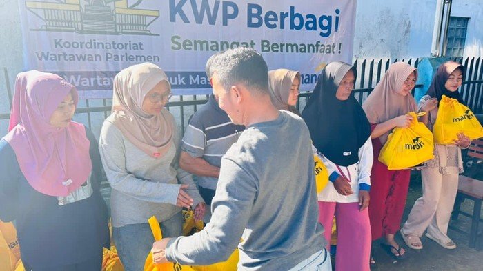 2.000 Paket Sembako Tersalurkan, KWP Bersama Bank Mandiri Berikan Bantuan Kemanusiaan